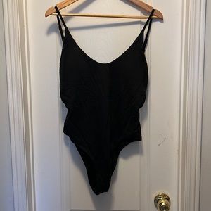 Aerie Smocked One Piece Swim Suit
